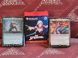 Magic: The Gathering Marvel Spider-Man Welcome Deck Red Spider Gwen Sealed New - Image 1