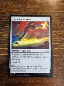 Lightning Greaves Commander: Duskmourn: House of Horror Regular - Image 1