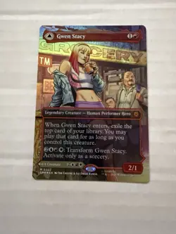 Gwen Stacy (0202) (Borderless) Marvel's Spider-Man Foil - Image 1