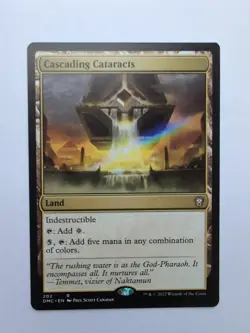 MTG Cascading Cataracts (DMC) Commander: Dominaria United Regular Rare 202 - Image 1