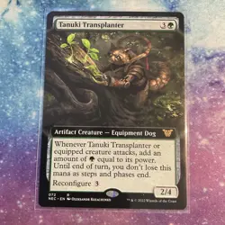 Tanuki Transplanter (REGULAR) x1 - MTG Neon Dynasty Commander NEC #72 - Image 1