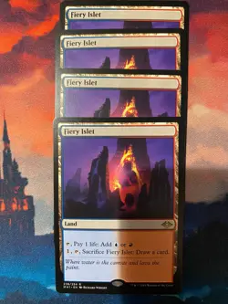 MTG Modern Horizons 1 Fiery Islet x 4 - Image 1
