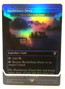 Bucklebury Ferry -Borderless Foil- LORD OF THE RINGS Oboro LTC 371 mtg NM/M - Image 1