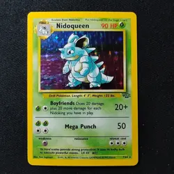Pokemon TCG Nidoqueen Jungle 7/64 Holo Unlimited Holo Rare LP+ - Image 1