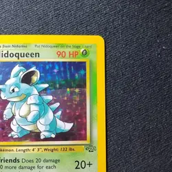 Pokemon TCG Nidoqueen Jungle 7/64 Holo Unlimited Holo Rare LP+ - Image 3