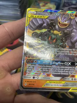 Pokemon Machamp & Marshadow GX 82/214 Unbroken Bonds Ultra Rare Holo HP - Image 5