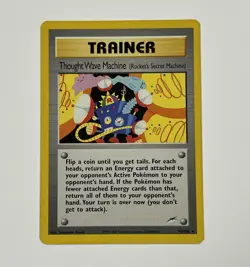 Pokemon TCG Thought Wave Machine (Rocket’s Secret Machine) 96/105 Trainer - Image 1