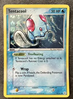 Pokemon TCG Tentacool EX Hidden Legends 77/101 Reverse Holo - Image 1