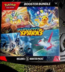 Pokemon TCG Scarlet & Violet Surging Sparks Booster Bundle 6 Pack - Image 1