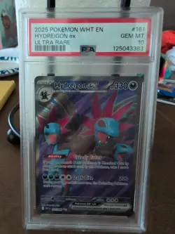 Hydreigon Ex Ultra Rare PSA Gem Mint 10 2025 Pokemon What En - Image 1