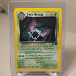 Pokemon TCG Dark Golbat 7/82 Team Rocket Holo Unlimited Edition LP - Image 2
