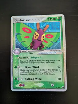 Dustox ex 86/92 Ex Legend Maker Holo Pokemon TCG DMG - Image 1