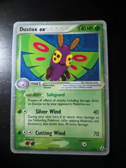 Dustox ex 86/92 Ex Legend Maker Holo Pokemon TCG DMG - Image 3