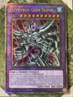 YuGiOh EGYPTIAN GOD SLIME Quarter Century Secret Rare RA01-EN029 - Image 2