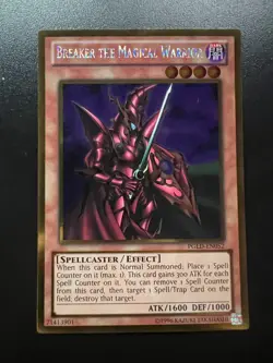 Breaker the Magical Warrior PGLD-EN052 Gold Rare Unlimited Near Mint Yugioh - Image 1