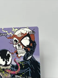 Mtg Spider-Man Venom Infernal Grasp Mythic 0018 Borderless Non Foil NM Card - Image 3