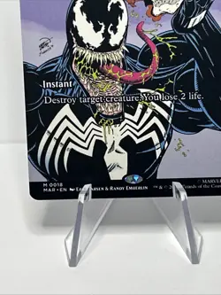 Mtg Spider-Man Venom Infernal Grasp Mythic 0018 Borderless Non Foil NM Card - Image 5