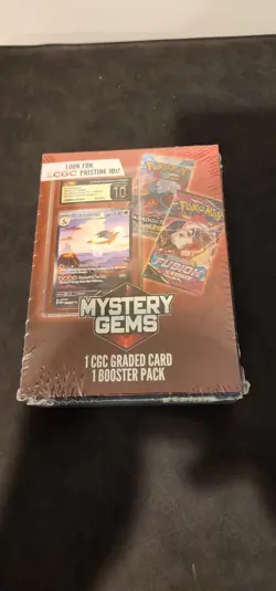 Pokemon Mystery Gems 1 CGC Graded Card & 1 Booster Pack 2025! New/Sealed - Image 1