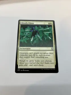 MTG Ghostly Prison - Kaldheim Commander Card # 026 NM - Image 1