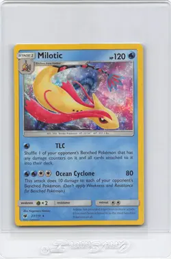 Milotic 27/111 - Crimson Invasion - Holo RARE - 2017 POKEMON CARD - NM/LP - Image 1