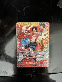 One Piece Portgas D. Ace Trading Card Game Holofoil - Image 1