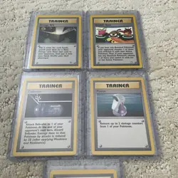 Lot of (5) Pokemon TCG 1st Edition Trainer Lot of 5 Vintage Cards NM RARE - Image 3