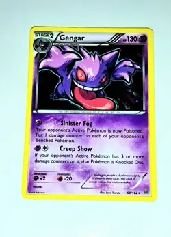 2015 Pokemon Gengar Holo 60/162 Rare XY BREAKthrough TCG Card!! - Image 1