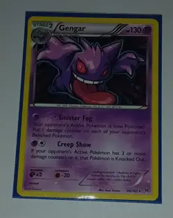 2015 Pokemon Gengar Holo 60/162 Rare XY BREAKthrough TCG Card!! - Image 3