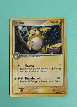 Raichu - EX Power Keepers 12/108 - 2007 - Rare Holo Pokemon Card MINT UNGD - Image 1