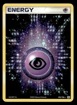 Pokemon Psychic Energy Holo 105/106 EX Emerald Card NM - Image 1