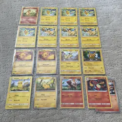 Lot of (17) Pikachu Pokemon Collection TCG Cards NM/M Rare Free Shipping MINT - Image 1