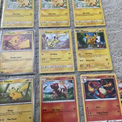Lot of (17) Pikachu Pokemon Collection TCG Cards NM/M Rare Free Shipping MINT - Image 5