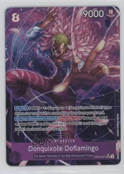 2025 One Piece Card Game: Royal Blood OP10 SR English Donquixote Doflamingo - Image 1