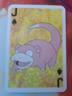 Pokemon Slowpoke Jack of Spades 1999 Mini Deck Playing Cards 2.5x1.75in NM - Image 1