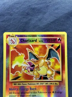 Pokemon TCG Charizard 11/108 Evolutions Reverse Holo Rare Card NM/LP Condition - Image 2
