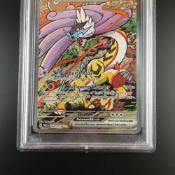 PSA 9 Raging Bolt ex 166/131 Pokemon Prismatic Evolutions SIR Graded Card - Image 3