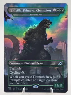 Godzilla, Primeval Champion - Titanoth Rex Ikoria: Lair of Behemoths Foil - Image 1