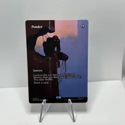 Ponder (Borderless Non Foil) 13 (M) MTG Marvel's Spider-Man Eternal-Legal (MAR) - Image 1