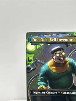 MTG Doc Ock, Evil Inventor 24 Rare Foil Borderless Marvel Spider-Man Eternal - Image 2