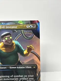 MTG Doc Ock, Evil Inventor 24 Rare Foil Borderless Marvel Spider-Man Eternal - Image 3
