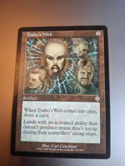 Tsabo's Web Invasion Regular Artifact MTG LP - Image 1
