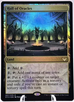 Hall of Oracles 267/275 Foil Prerelease Strixhaven: School of Mages STX MTG NM - Image 1