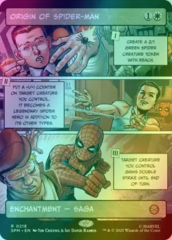 MTG - Origin of Spider-Man - Borderless - SPM 218 - FOIL - NM - Image 1