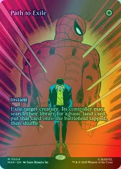 MTG - Path to Exile - Borderless - Marvels Spiderman - FOIL - NM - Image 1