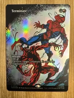 MTG - Terminate - Borderless - Marvels Spiderman - Foil - NM - Image 1