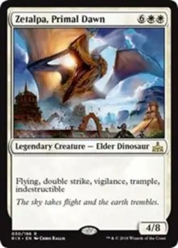 MTG Zetalpa, Primal Dawn - Foil, Rivals of Ixalan, Lightly Played, English - Image 1