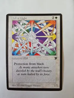 Wall of Light Legends 1994 Regular Uncommon MtG Magic the Gathering NM - Image 1