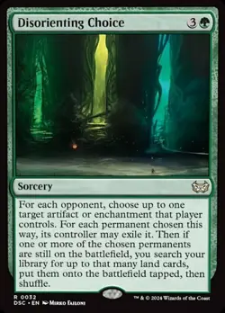 x1 Disorienting Choice R MTG Commander: Duskmourn: House of Horror M/NM, English - Image 1
