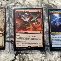 MTG Foundations Twinflame Tyrant, EmberCleave, Niv-Mizzet, Visionary. Unplayed - Image 3