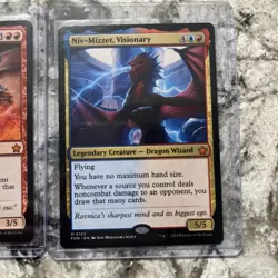 MTG Foundations Twinflame Tyrant, EmberCleave, Niv-Mizzet, Visionary. Unplayed - Image 5